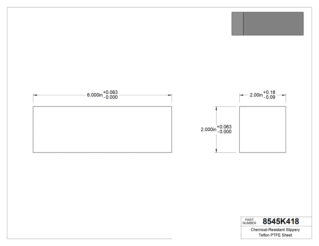 Technical drawing - 8545K418